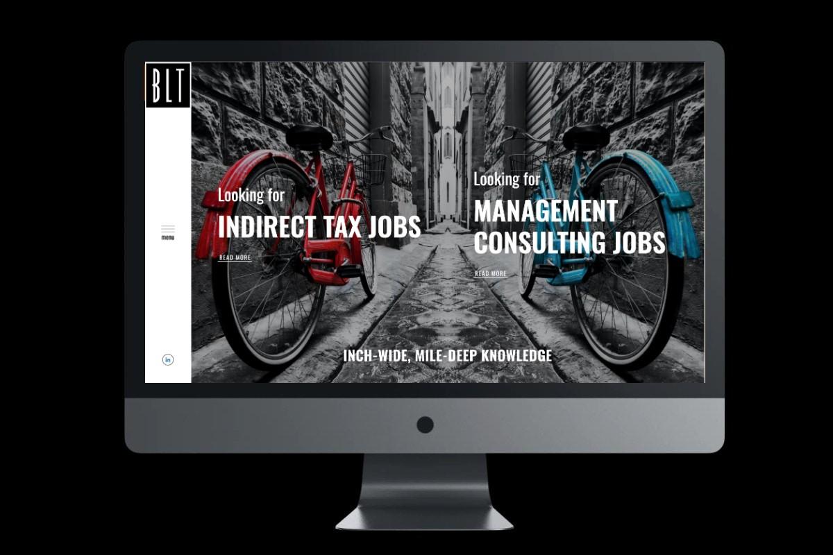 Recruitment website template BLT