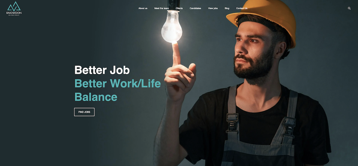 recruitment website design
